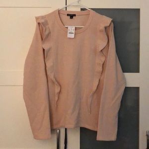 Ruffle sweater NWT